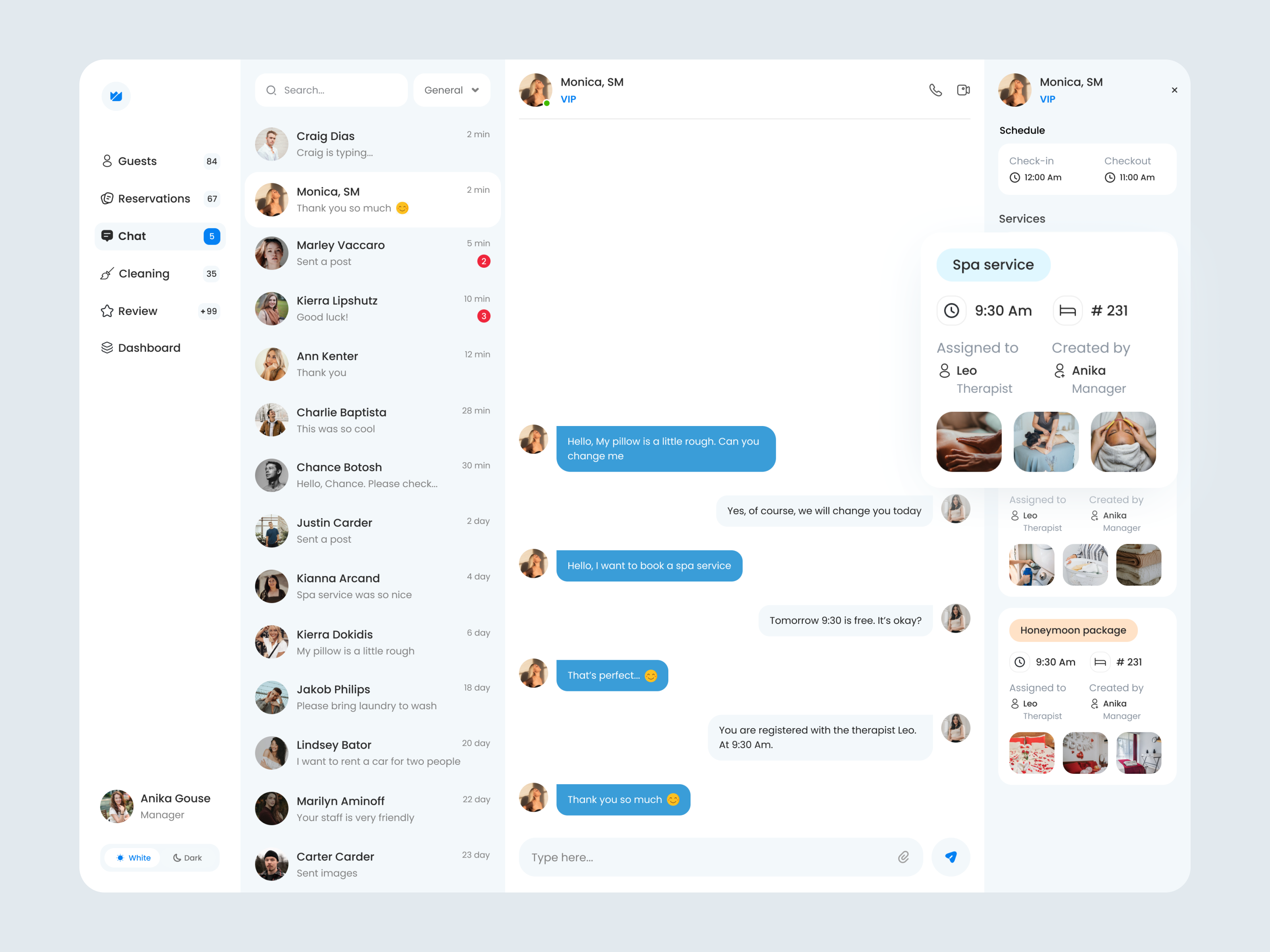 Example of Dashboard Design