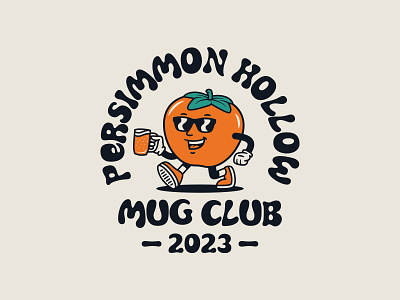 Persimmon Hollow Mug Club 2023 character design illustration illustrator procreate typography