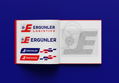 Ergünler Logistics / Logo Rebranding branding container creaziz design ergünler identity logistic logistics logo logo design logo designer lojistik monogram rebrand redesign truck ui visual