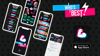 Who's Best - Mobile App (iOS) app apple ios iphone mobile ui ux videogame