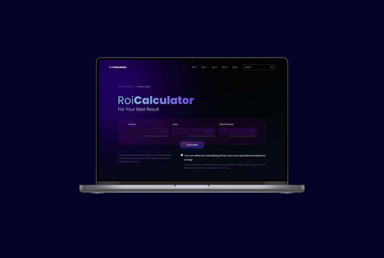 Rate Of Interest Calculator