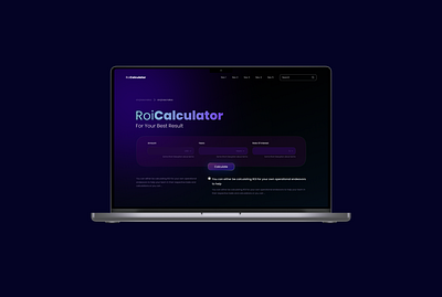 A Rate of interest Calculator app design graphic design ui ux