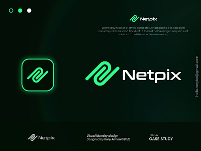 Netpix logo a b c d e f g h i j k l m n o p b c f h i j k m p q r u v w y z brand identity brand mark branding logo logo design logos modern logo popular logo visual identity