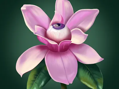 When it looks back digital art digital painting illustration