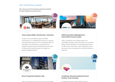 IWBI Leaderboard 2022 ui visual design web web design