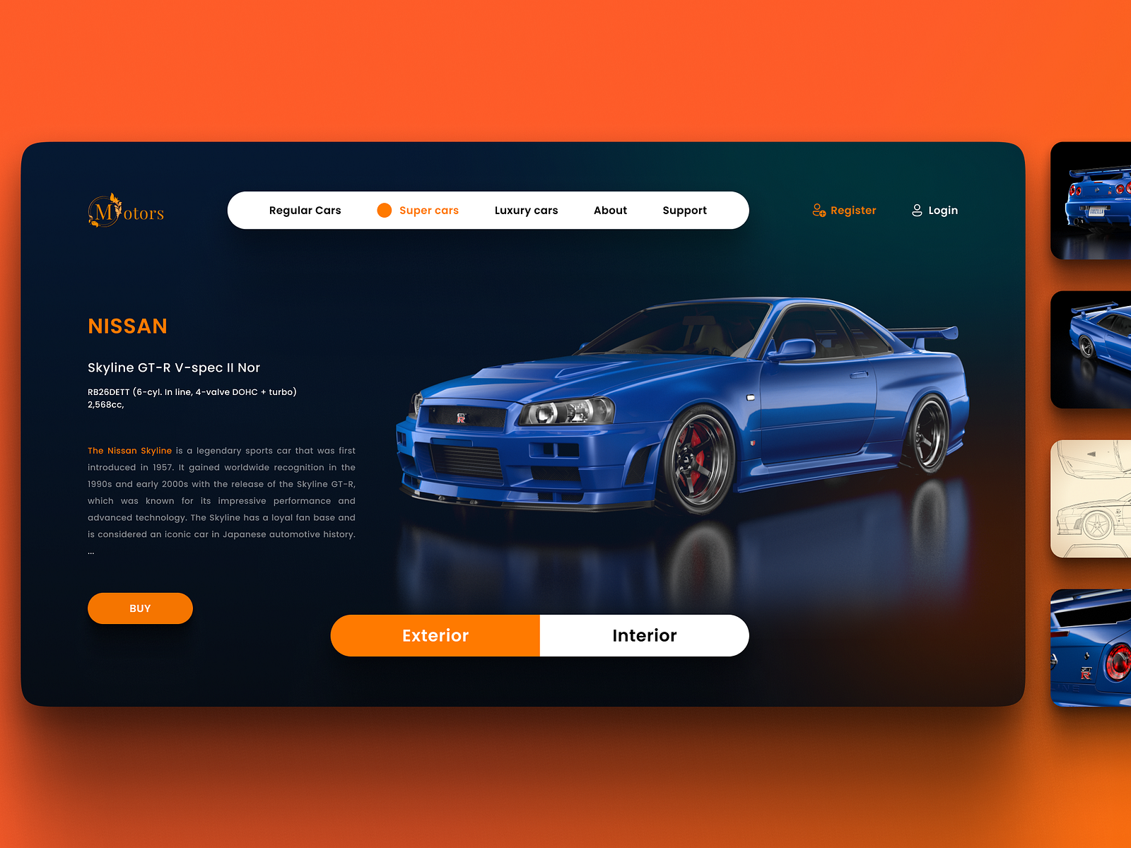 Motors UI Design by Vijay Bhaskar on Dribbble