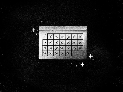 Discipline calendar consistent daily discipline gradient illustration practice regular repeat repetition schedule shading stars texture