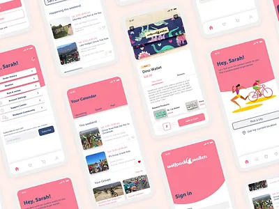 Case Study: Wolfpack Wallets app branding design graphic design logo mobile mobile app ui ux