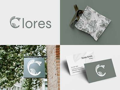 Clores logo concept app branding design graphic design illustration logo typography ui ux vector