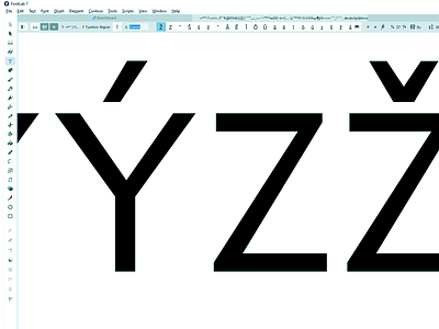Type Design 53 2d art artwork design font fontlab graphic design lettering modern type design typeface typography vector