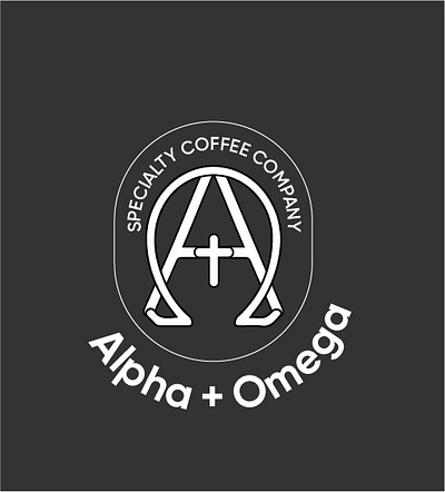 Concept #2 Alpha & Omega Coffee alpha and omega beginning and the end branding coffee design god almighty illustration jesus christ life logo specialty company vector