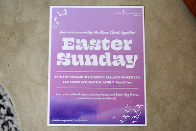 Easter Sunday Posters | BCC adobe branding church creative deliverables design easter graphic design illustration poster print sunday