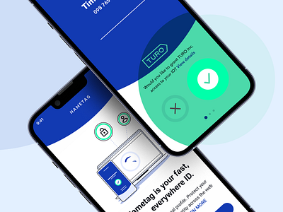 Envisioning the future of identity with Nametag. agency brand branding design id logo product design security startup ui ux