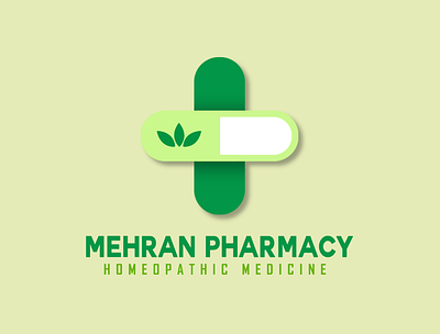 Mehran Pharmacy Logo brand guidelines branding design graphic design graphic designer illustration logo logo design logo maker vector