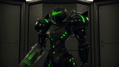 Samus Aran - Custom Suit 3d animation blender character unreal engine