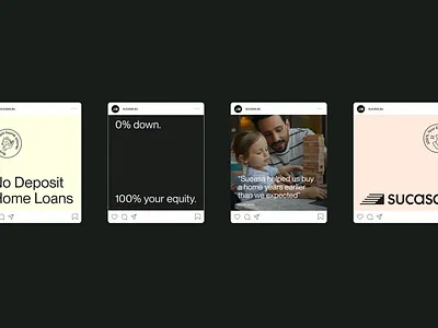 Sucasa Social Posts art direction brand brand identity branding colour design graphic design instagram instagram design logo social marketing social media posts
