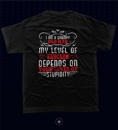I Am A Grumpy Old Man Shirt branding design graphic design t shirt typography