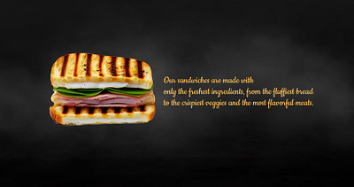 Sandwich Commercial Banner 3d animation branding design graphic design illustration logo