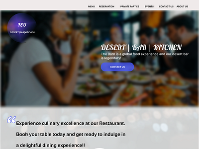 Restaurant Website branding design figma hi fidelity logo restaurant typography ui ux website