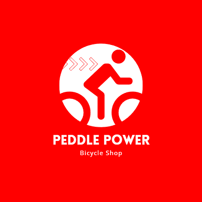 Bicycle Shop Logo 3d animation branding graphic design motion graphics ui