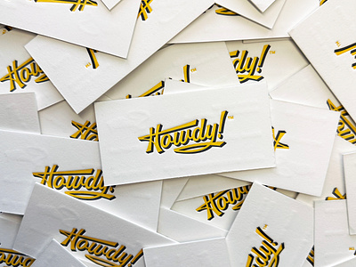 New Card—waddya think? branding business card design handlettering handmade identity illustration lettering letterpress logo typography