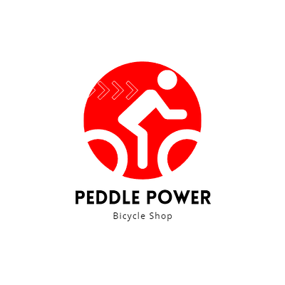 Bicycle Shop Logo 3d animation branding graphic design logo motion graphics ui