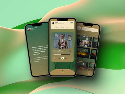 Muchika music android mobile music ui uiux ux