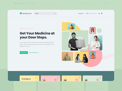 Medical Landing Page consultation doctors doctors appointment health health website healthcare hospitals hospitals management medical medical web design medical webapp medical website medicine patient patients polyclinic schedule ui ux vaccination website