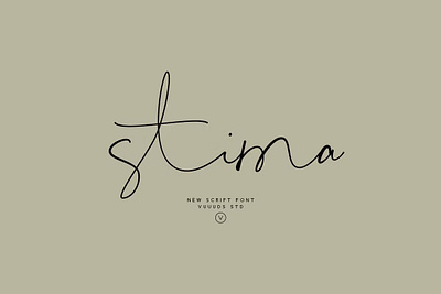 Stima Font calligraphy display display font font font family fonts hand lettering handlettering lettering logo sans serif sans serif font sans serif typeface script serif serif font type typedesign typeface typography