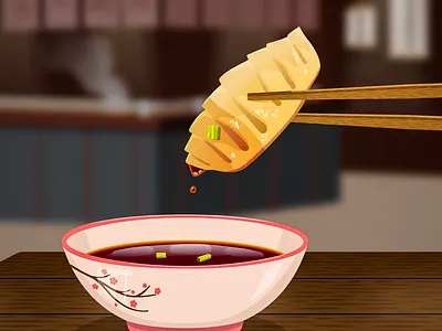 Potstickers & Soy Sauce asia asian culture bento chef chopsticks cooking dinner food japan japanese kitchen lunch nihongo restaurant soy sauce sushi tasty