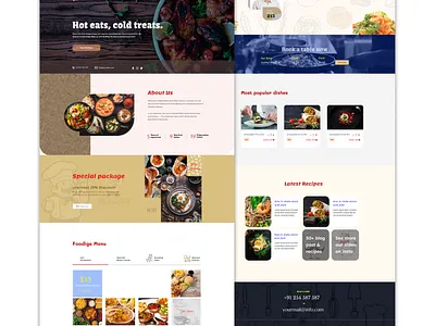 Food Service Website branding burger eating food food and drink food app food delivery food delivery app food delivery application food delivery landing page food delivery service food order foodie graphic design pizza app restaurant ui uiux website design