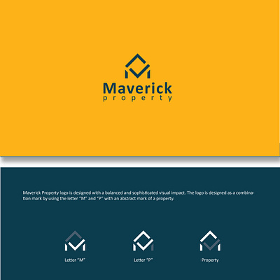 Maverick Property art brand brandidentity branding creative design graphic design graphicdesigner graphics illustration illustrator logdesigner logo logoinspirations motion graphics vector