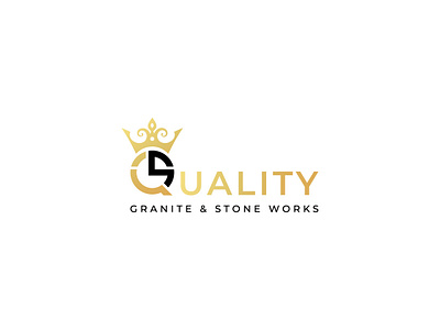 Quality Granite & Stone Works Logo Design 3d branding business creative logo custom logo granite graphic design letter logo logo quality stone