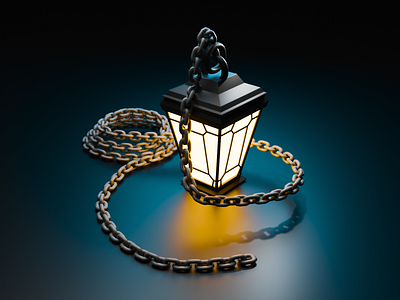 Modular Lamp 3d blender design ilustration lamp lantern