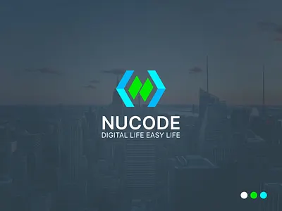 modern, minimalist, branding, n letter nucode logo design app icon brand brand identity branding code design ecommerce graphic design icon letter logo logo logo design minimal logo minimalist modern logo n letter logo print tech technology typography