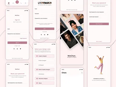 & Sign-in flow app design design figma graphic design ui ux