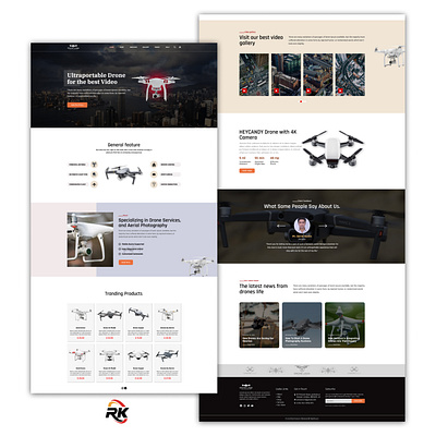 Drone Camera Selling Website. aircraft camera camera camerabook creativepeoples drone drone camera drone photography drones ecommerce ecommerce website fly landing page photography professional quadrocopter rocopter shipping uiux web design