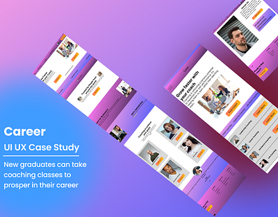 Career Mobile app and Website app design design figma ui ui design uiux design ux ux design website design
