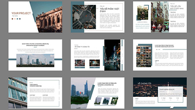 Presentation Design for Travel design illustration presentation