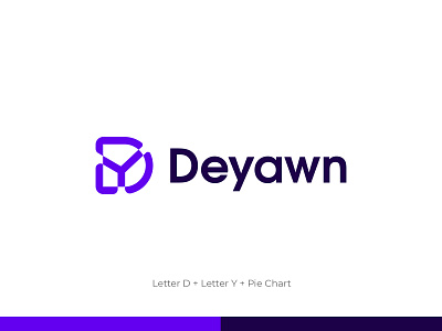 Deyawn - Logo Design branding business consulting finance funding growth investment letter d letter y lettermark logo logo design minimal money monogram startup uae uk usa venture capital