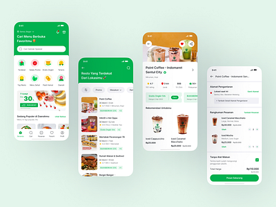 Gotkjil | Food Delivery App app delivery] design food food delivery gojek grab idea ui