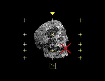 Escape from Earth (2023) bitmap datavisualization illustration pentool skull