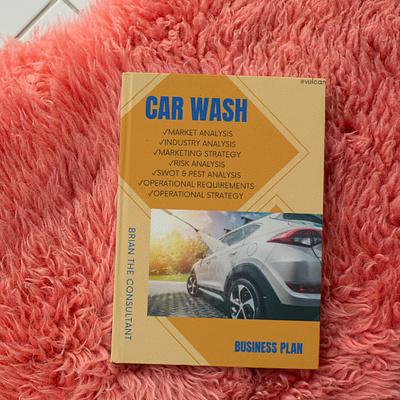 BUSINESS PLAN BOOK COVERS-CAR WASH branding