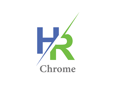 HR Chrome Logo Design akshay s creations akshay soseti app branding company logo company logo design design graphic design hr logo hrlogo illustration logo logo design typography ui ux vector