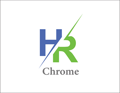 HR Chrome Logo Design akshay s creations akshay soseti app branding company logo company logo design design graphic design hr logo hrlogo illustration logo logo design typography ui ux vector