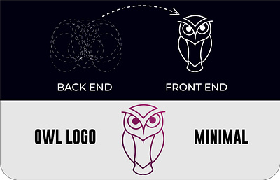 MINIMAL OWL LOGO arabic logo branding design graphic design illustration logo minimal logo typography ui vector