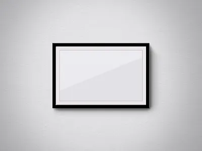 Photo Frames Mockup art banner decoration editable elegant frames gallery hanging home house interior living room mockups modern interior picture poster realistic room wall wall frame