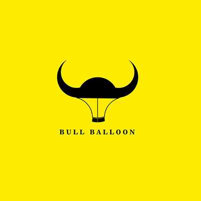 Bull Balloon Logo Design brand logo branding creative logo graphic design logo logo design videos logo maker logo videos minimalistic logo professional logo vector