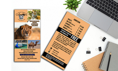Leaflet Design agent beautiful design branding design flyer graphic design illustration image editing leaflet logo zoo