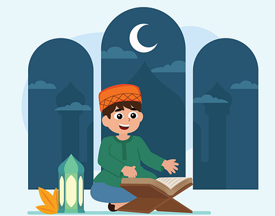 Ramadan Karim 3d animation branding graphic design karim logo motion graphics ramadan ui